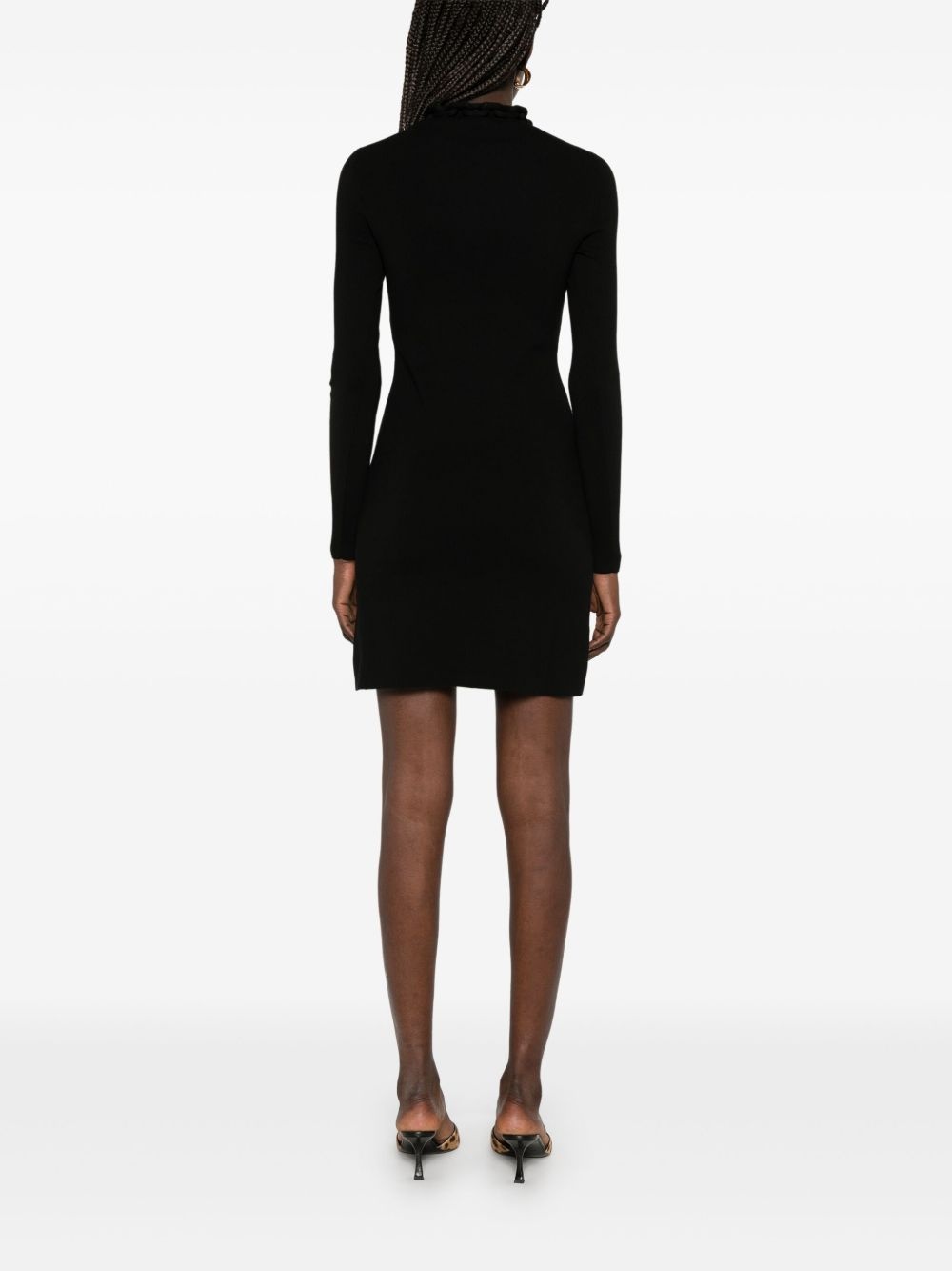 chain-detailed mini dress - 4