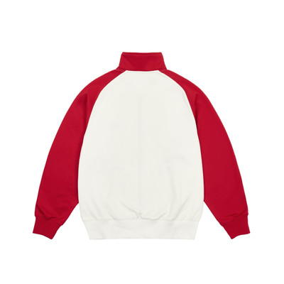 PALACE POLYKNIT TRACK JACKET TRUEST RED /  SOFT WHITE outlook