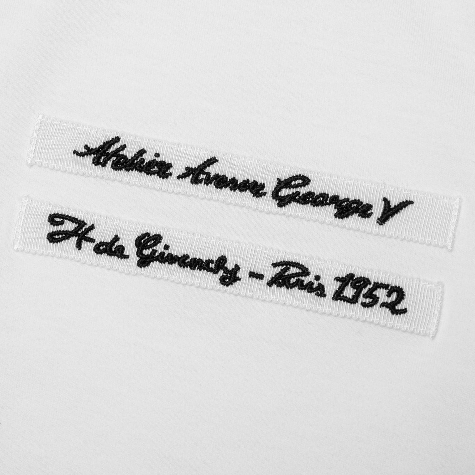 GROS GRAIN IN COTTON T-SHIRT - WHITE - 4