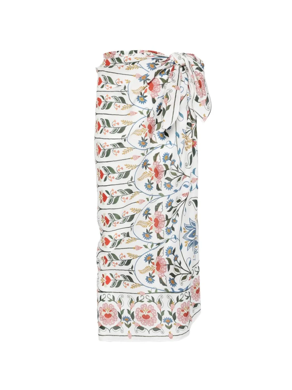 floral-print sarong - 1