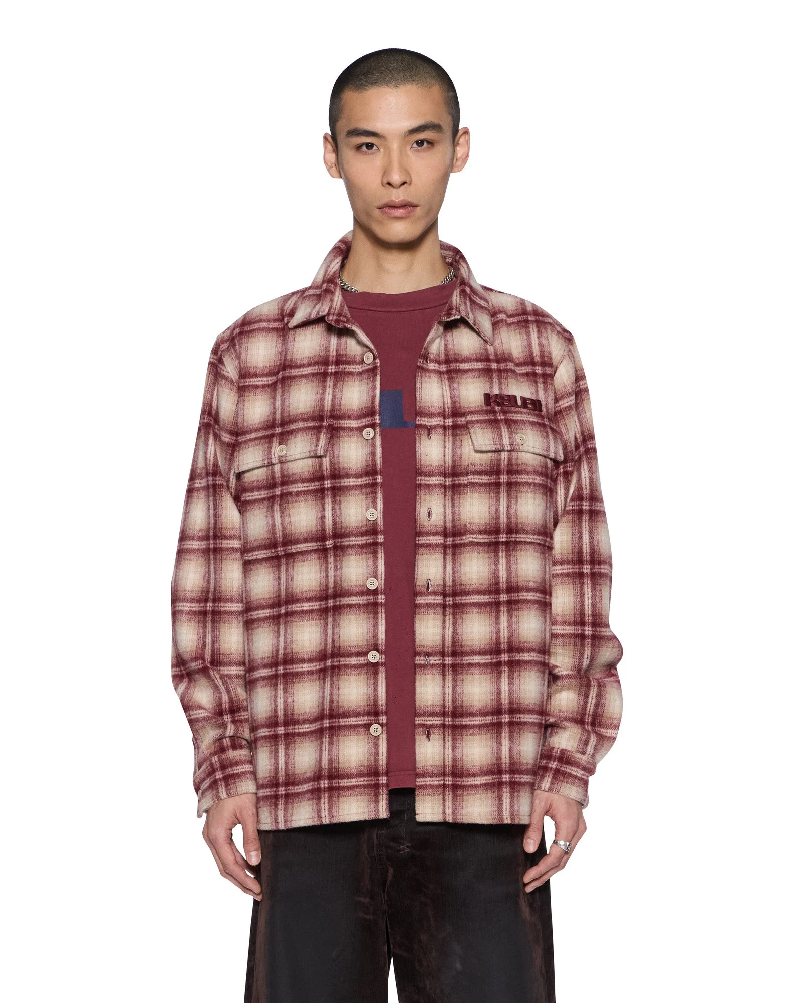 SOTT ROSEBOWL LS SHIRT BURNT BERRY - 1