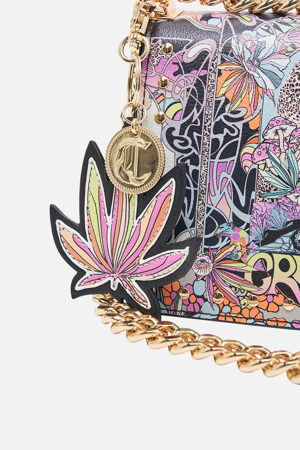 CROSSBODY BOX BAG WITH CHAIN - 5