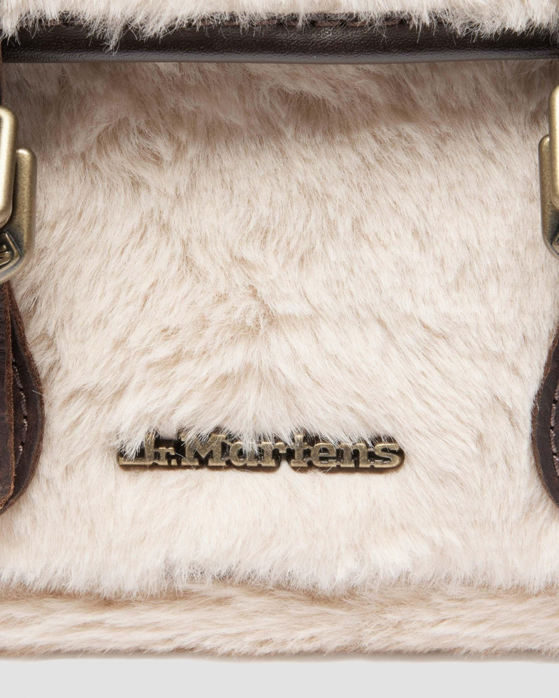 7 INCH SATCHEL Leather & Faux Fur Satchel 5