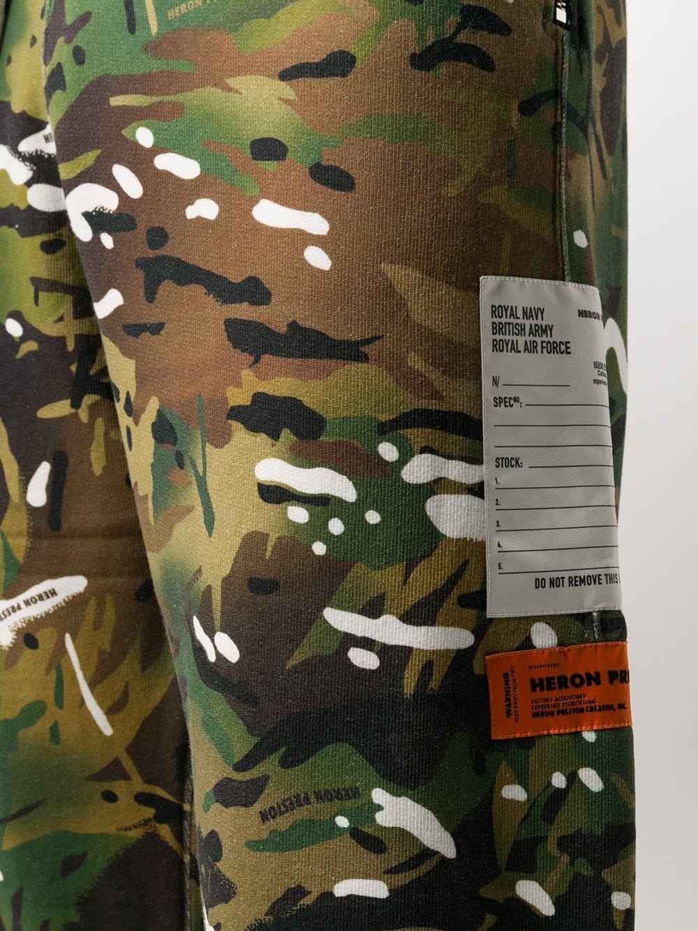 camouflage print track trousers - 5