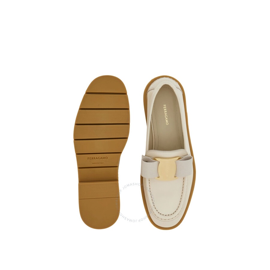 Ferragamo Vara Bow Leather Loafers - 3