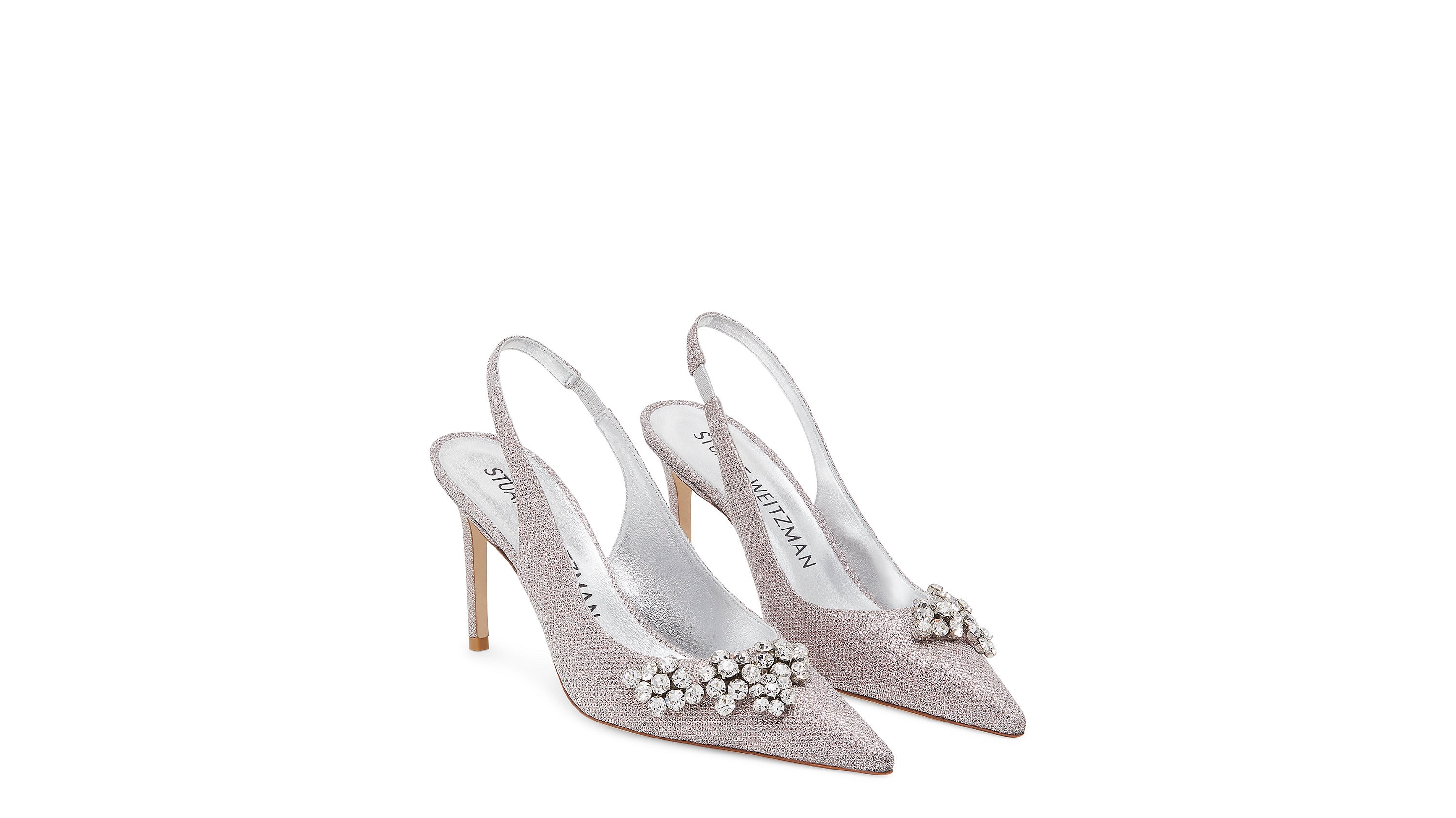 STUART CRYSTAL FLEUR 85 SLINGBACK - 2