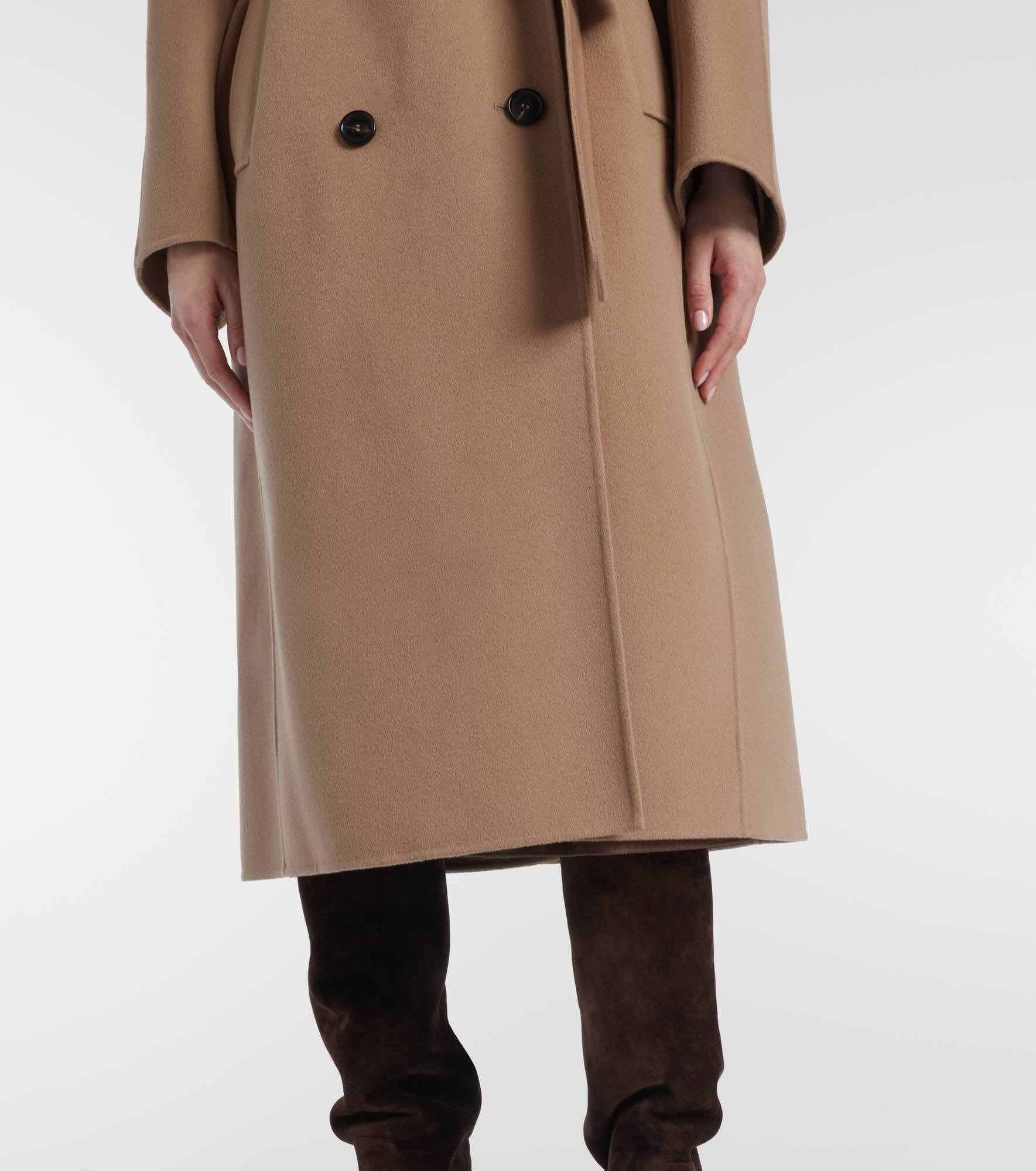 Paul double-breasted virgin wool coat - 5