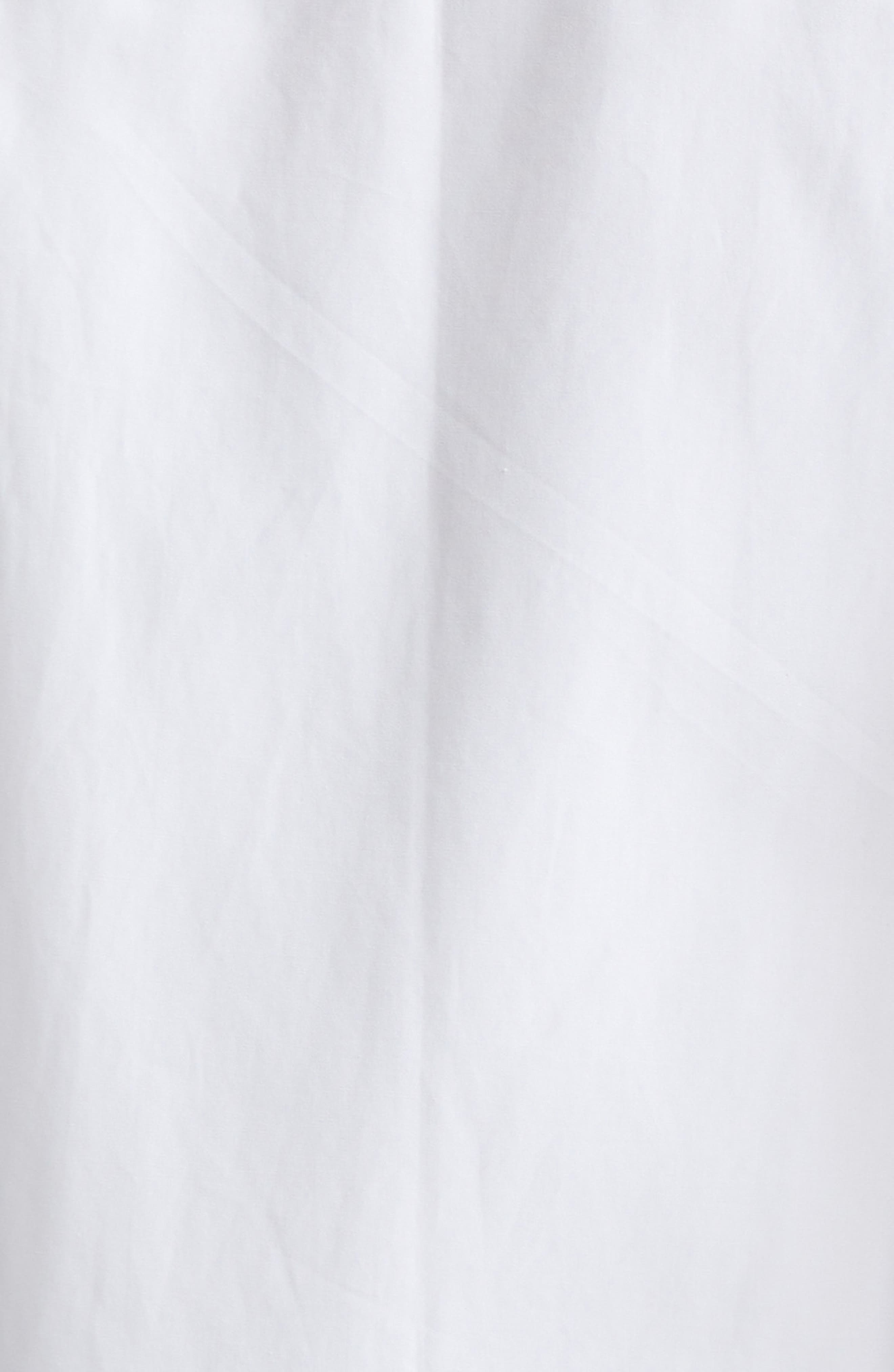 TOTEME Signature Organic Cotton Poplin Button-Up Shirt in White at Nordstrom - 7