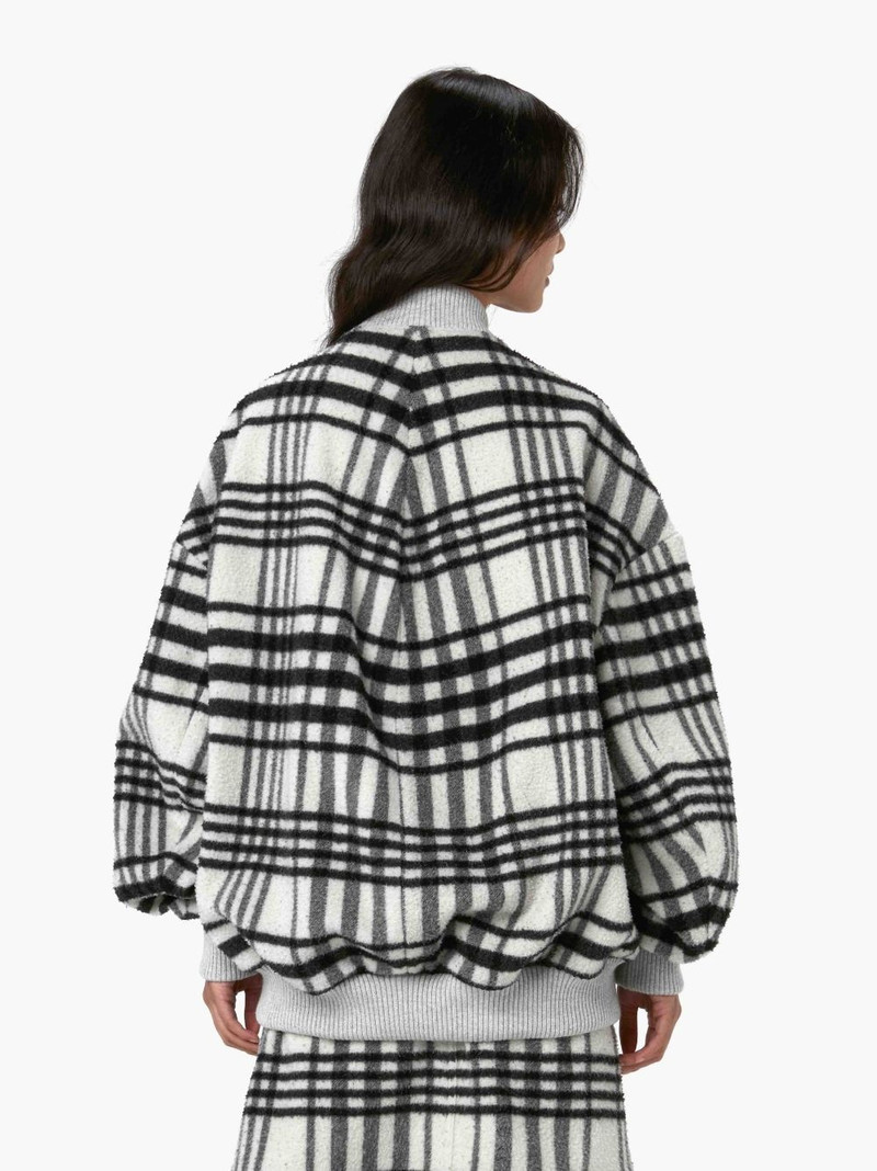 CHECK BOMBER JACKET 3