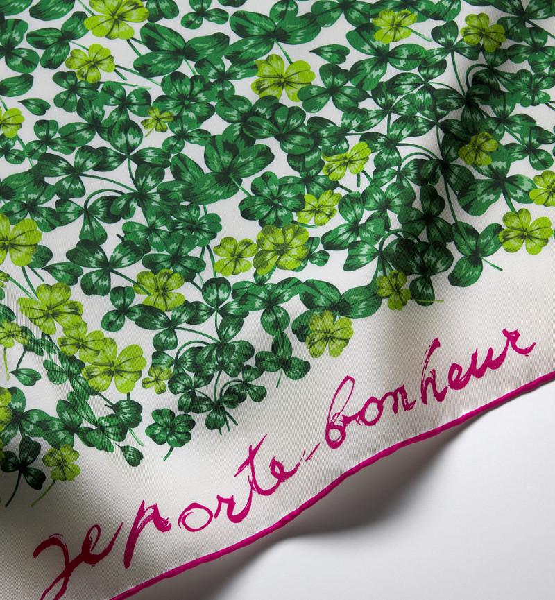 Dior Dior Clover 90 Square Scarf outlook