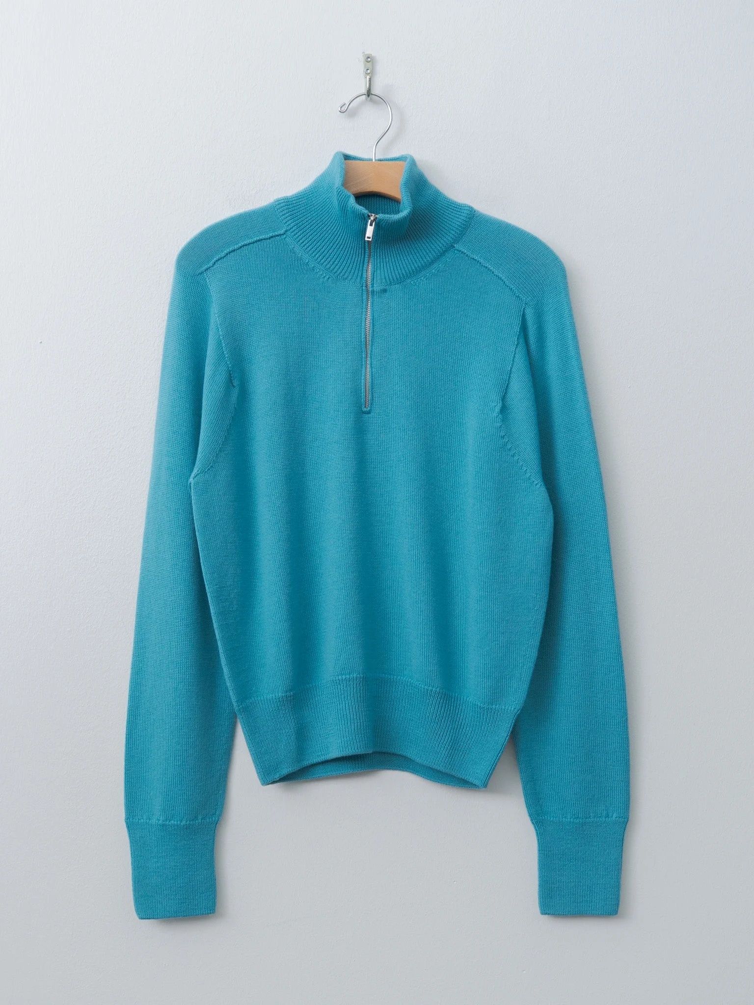 MAREN Zip Up Knit - Sky - 1