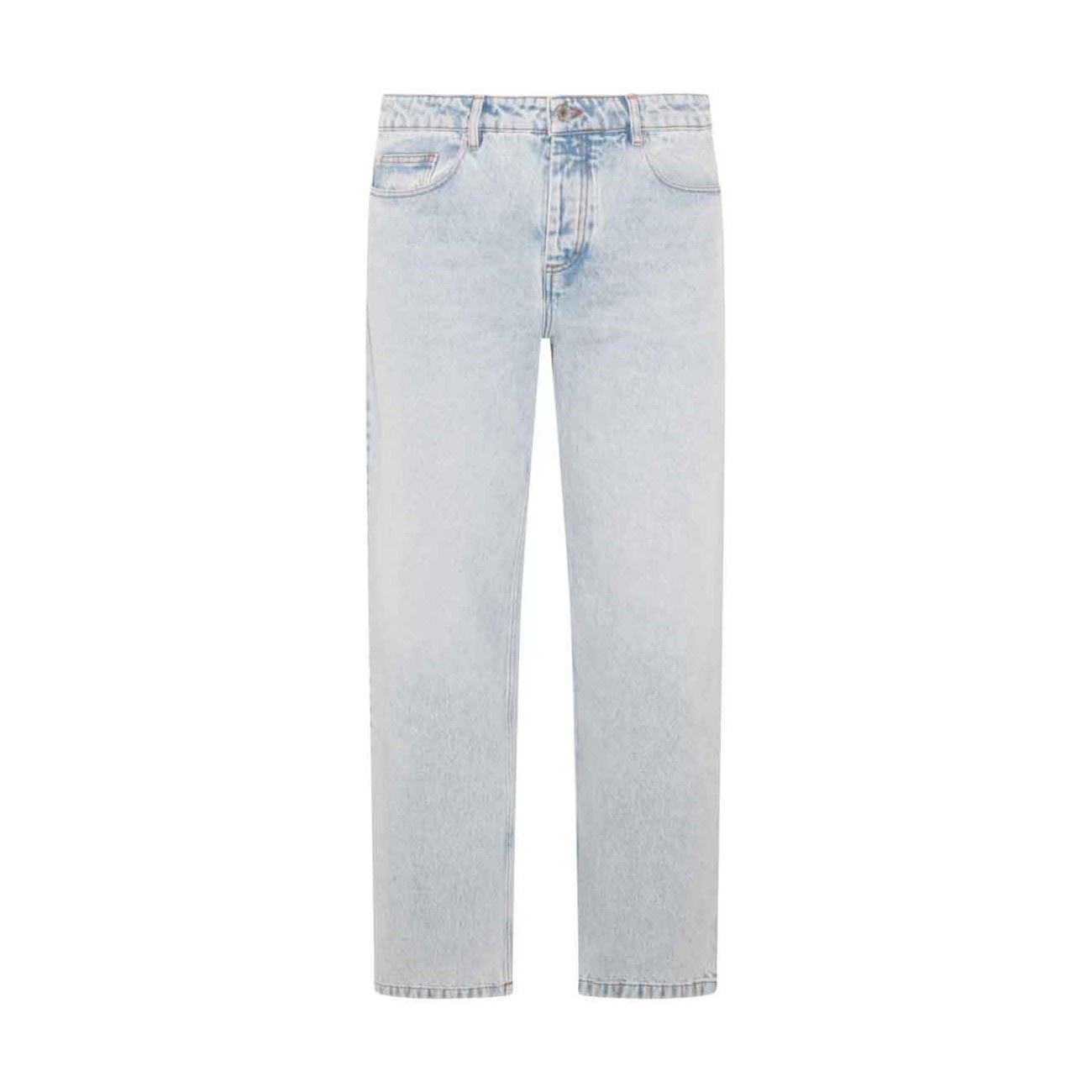 light blue cotton jeans - 1