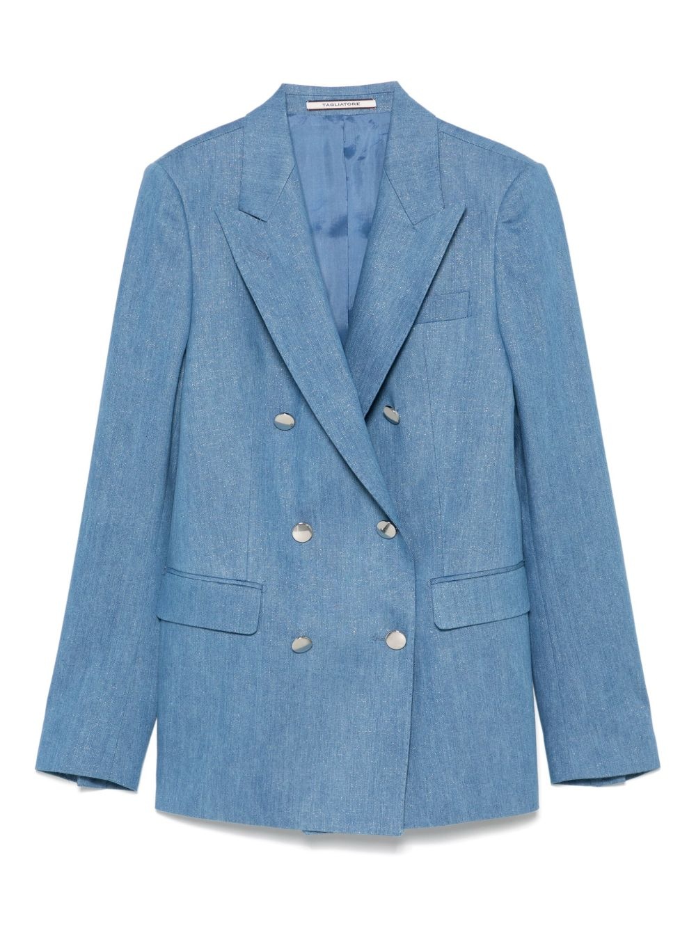 TAGLIATORE - Tagliatore Women Cotton Double-Breasted Jacket - 1
