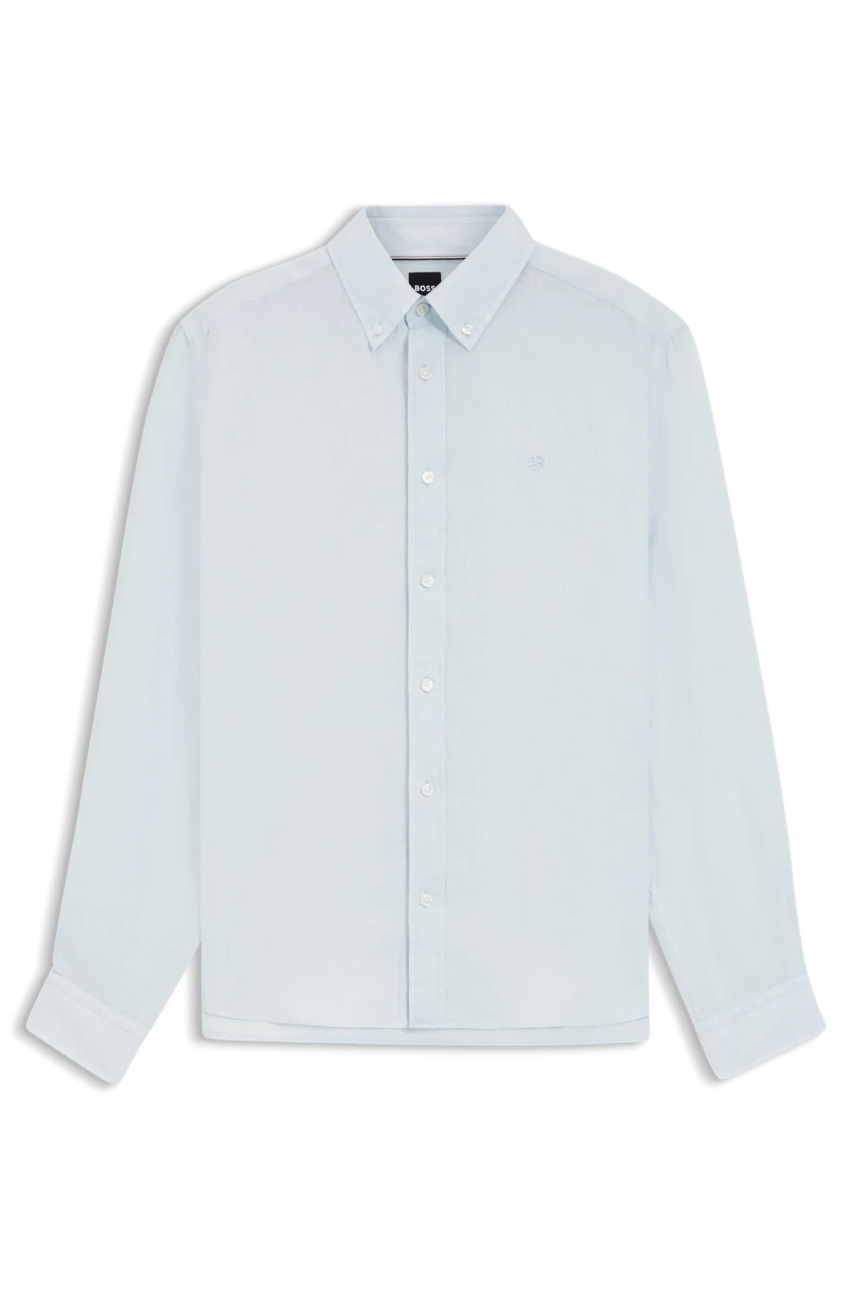 REGULAR-FIT LINEN BUTTON-DOWN SHIRT - 1