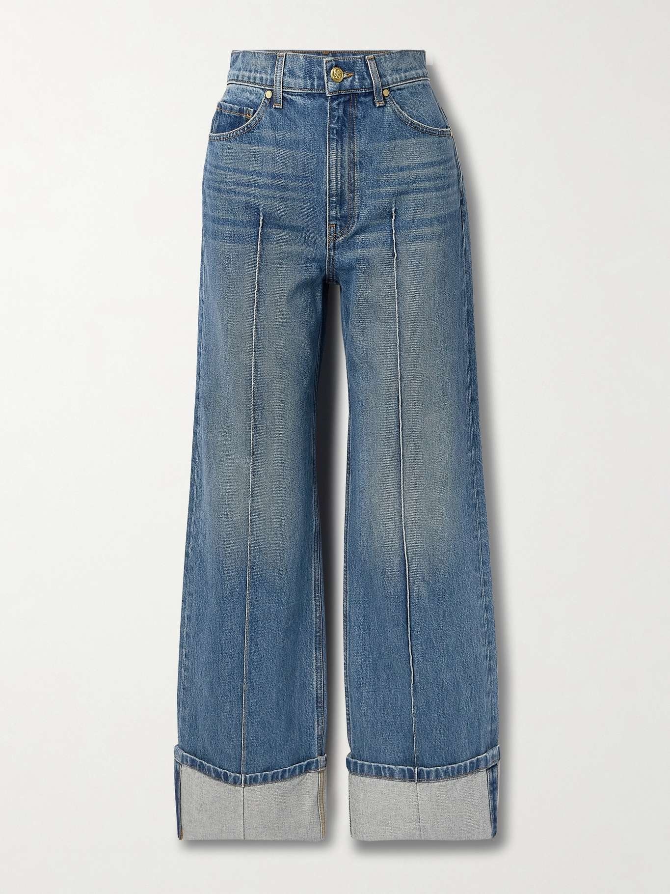 The Genevieve high-rise wide-leg jeans - 1