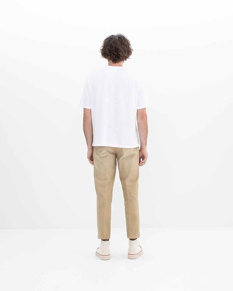 CHINO PANTS DMGD BEIGE - 4