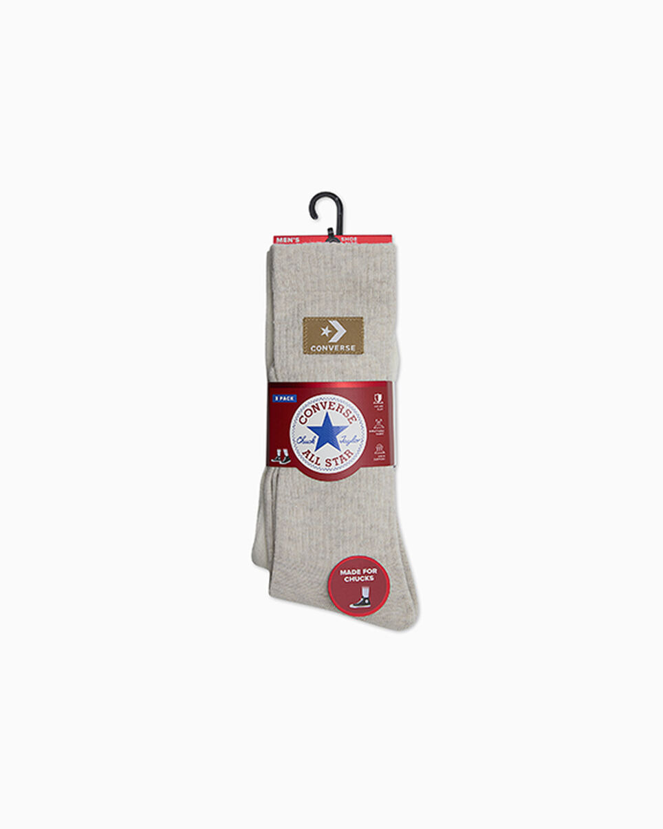 3-Pack Stacked Patch Crew Socks - 4