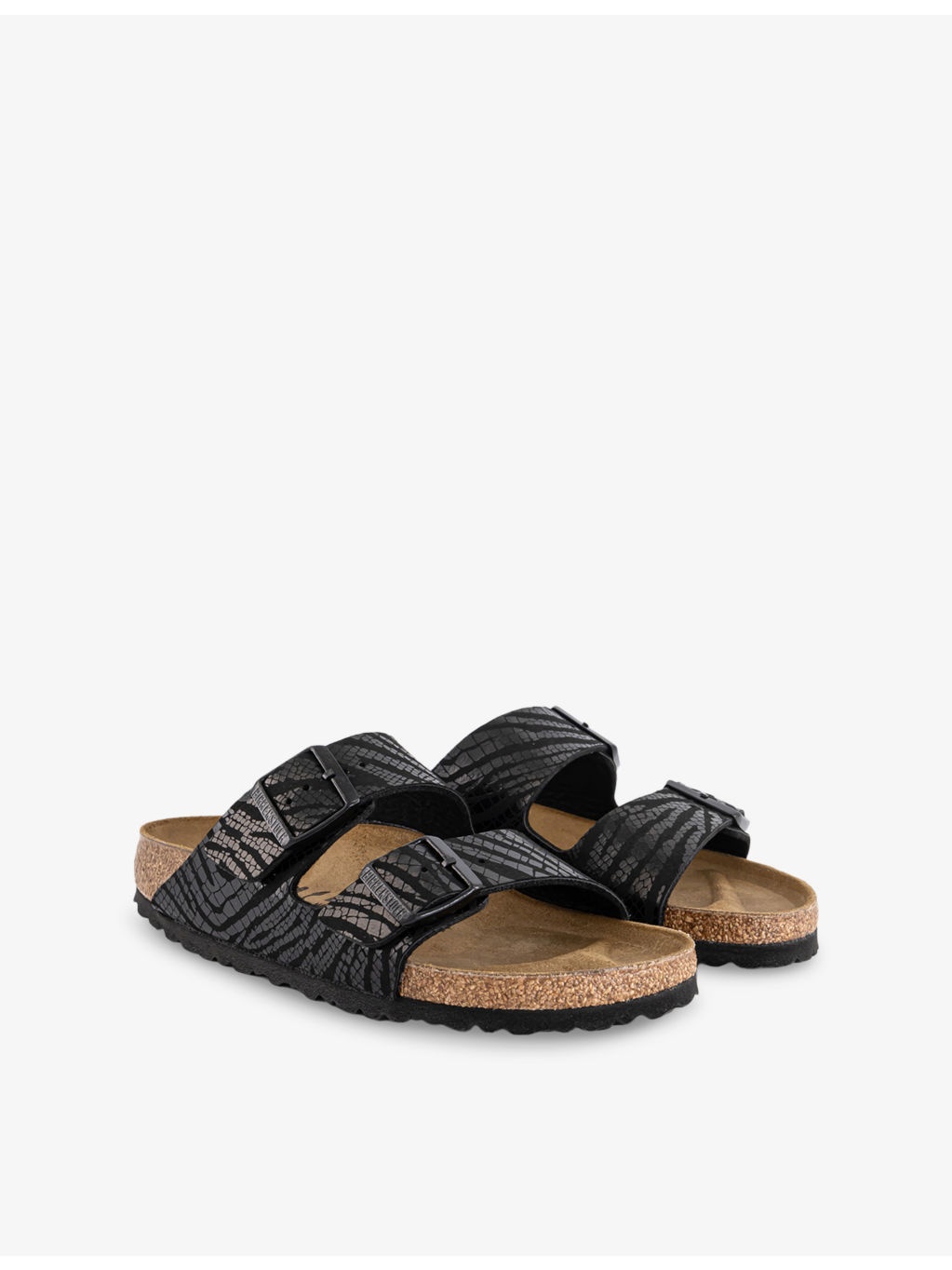 Arizona Two-Strap Leather Flat Sandals - 3