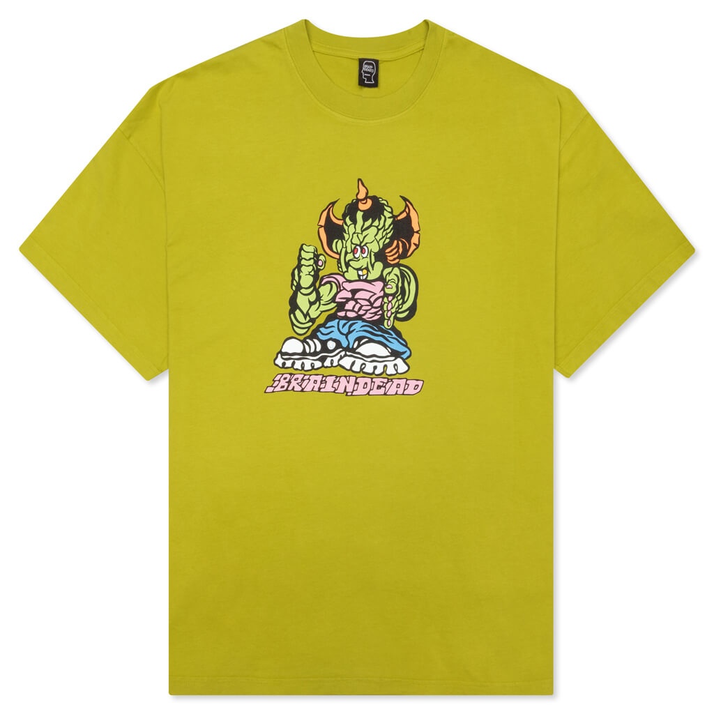 BRAIN DEAD SMALL FRY T-SHIRT - GOLD - 1