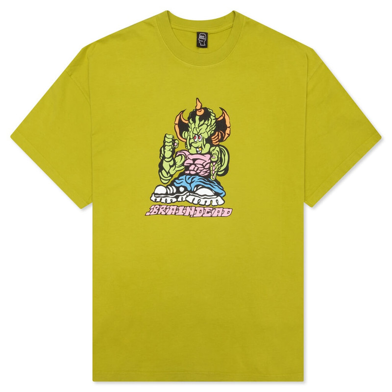 BRAIN DEAD SMALL FRY T-SHIRT - GOLD 1
