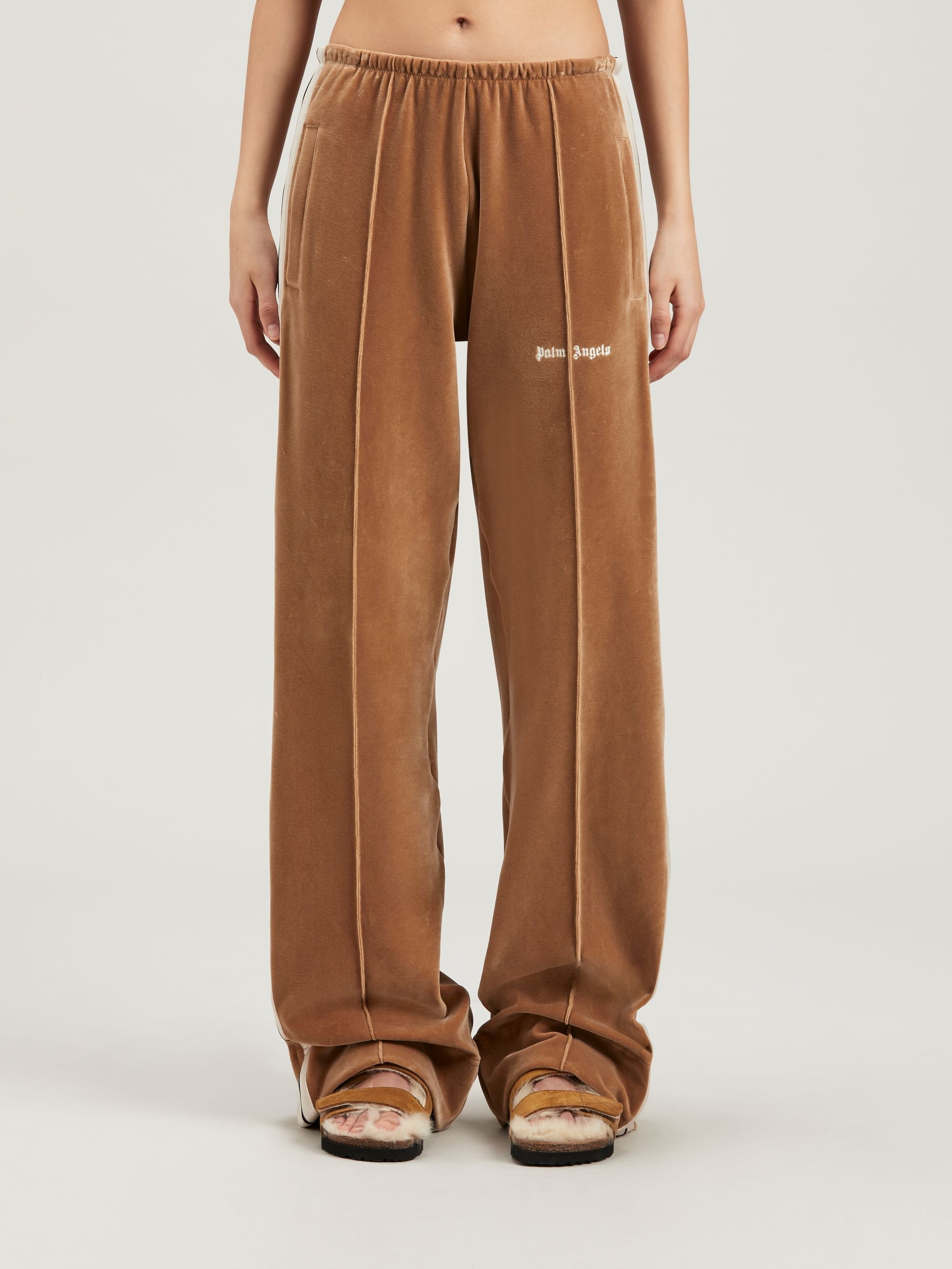 Velvet Loose Track Pants - 3