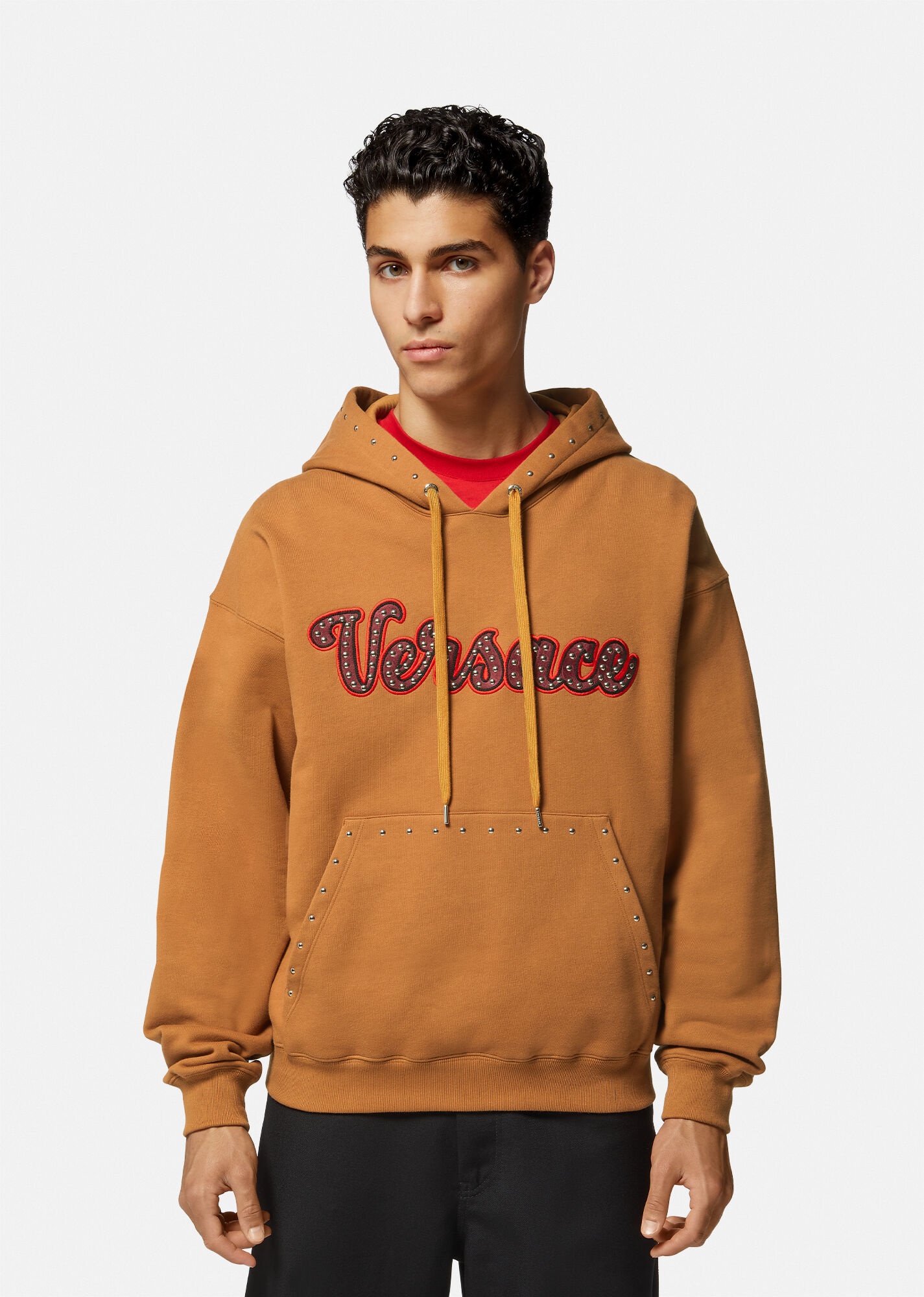 Studded Varsity Logo Hoodie - 3