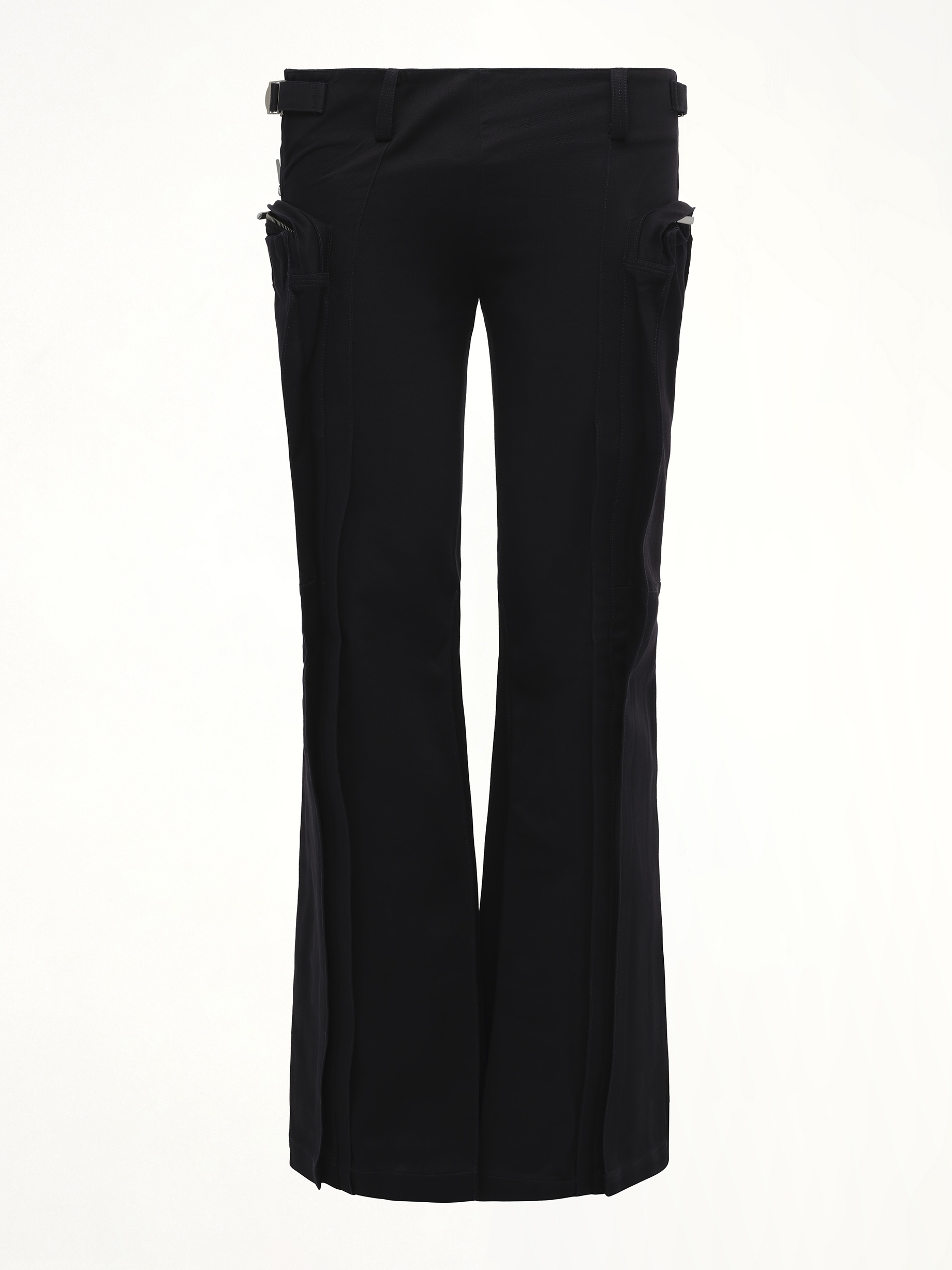 Flared Cargos in Black - 2