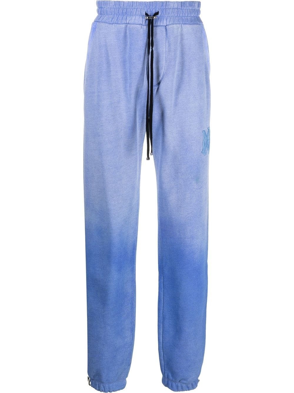 faded jersey track pants - 1