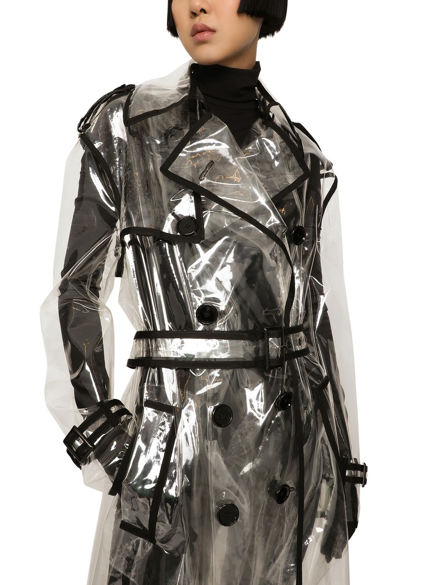 VIP★Dolce&Gabbana x Kim taffeta coat タフタコート Dolce & Gabbana KIM DOLCE&GABBANA transparent coat | 24s