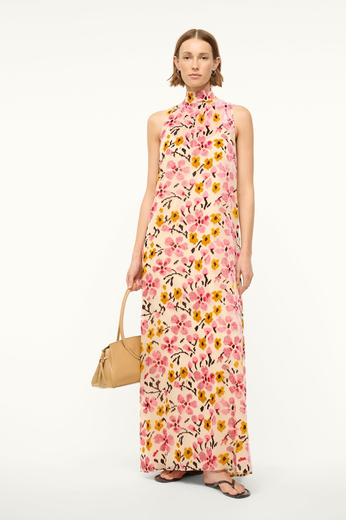 STAUD ALBEE DRESS BLOSSOM FLORAL TAPESTRY - 6
