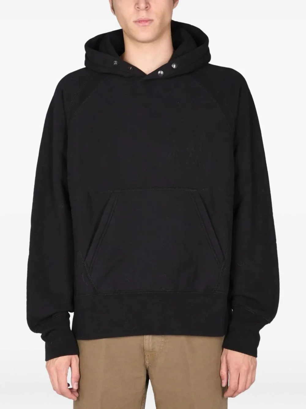 snap-button hoodie - 1