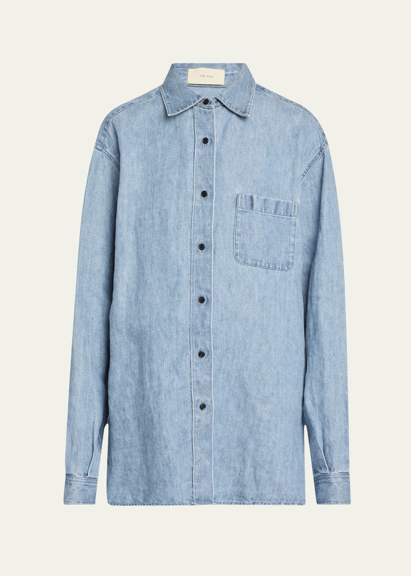Nesson Oversized Linen Button-Down Shirt - 1
