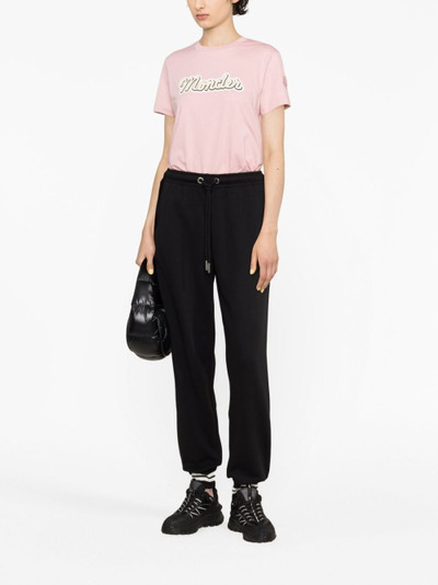 Moncler stripe-trim track pants outlook