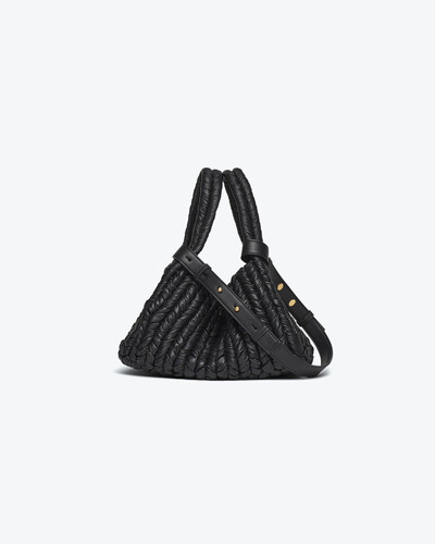 Nanushka THE BUSKET - Knit bucket bag - Black outlook