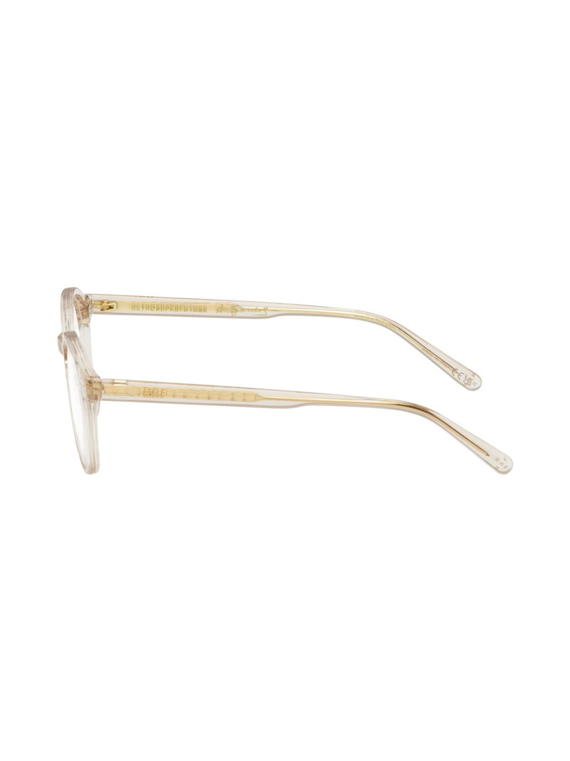 Beige 'The Warhol' Glasses 3