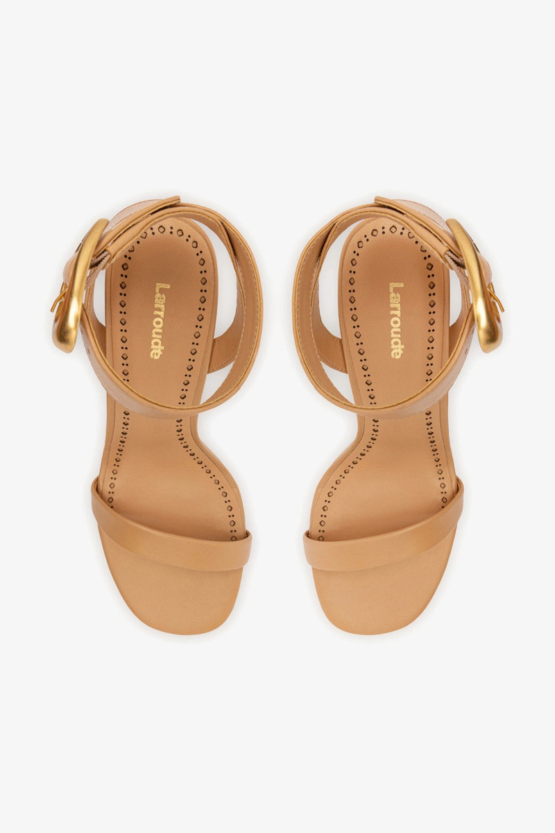 Verona Sandal In Tan Leather 7