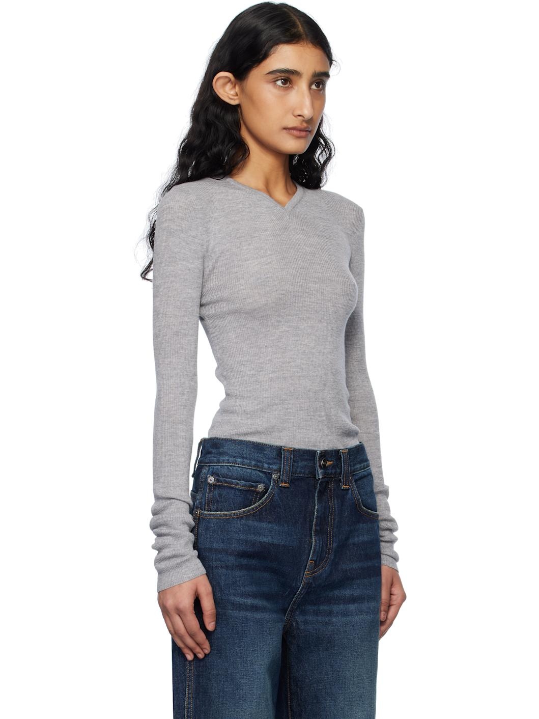 Gray Tania Top - 2