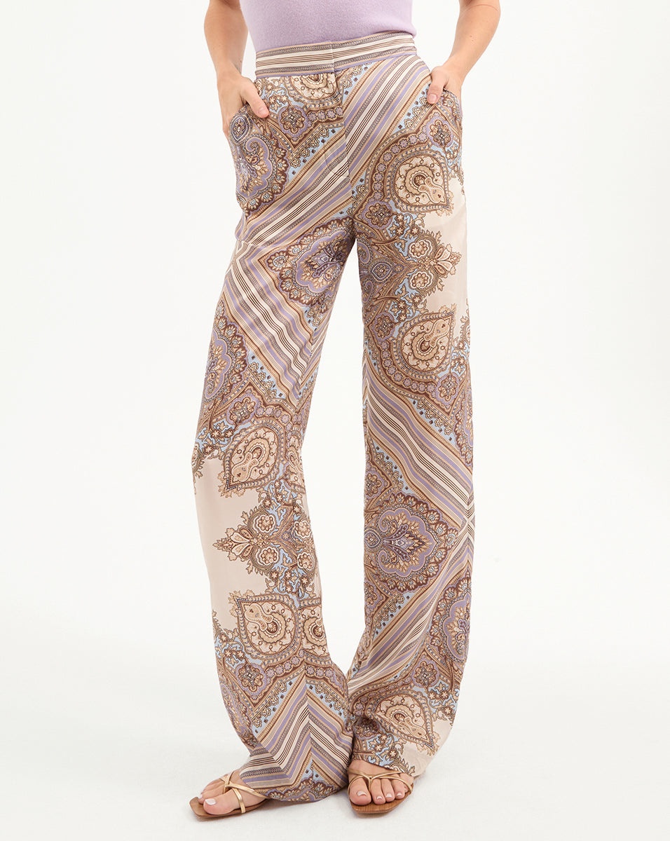 GRIGORE SILK PANT - 3