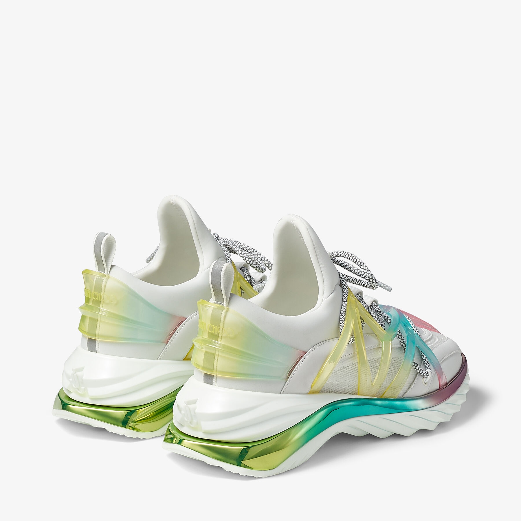 Cosmos/F
Unicorn Mix Neoprene and Mesh Low-Top Trainers - 7