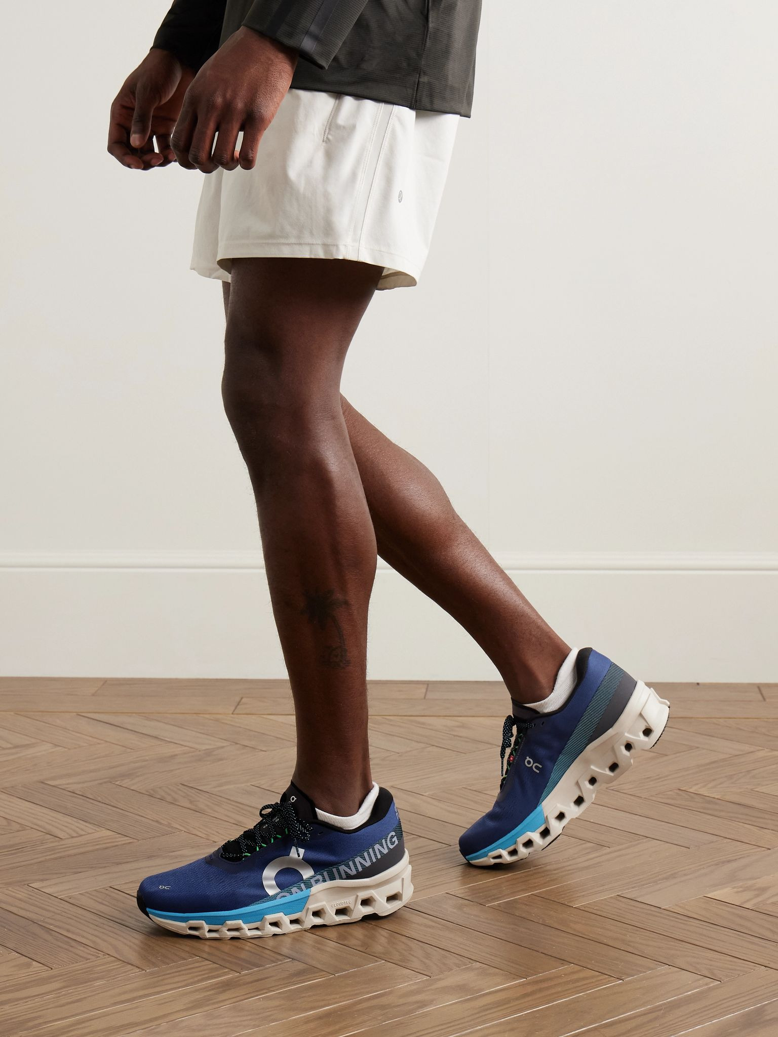 Cloudmonster 2 Rubber-Trimmed Mesh Running Sneakers Blue - 2