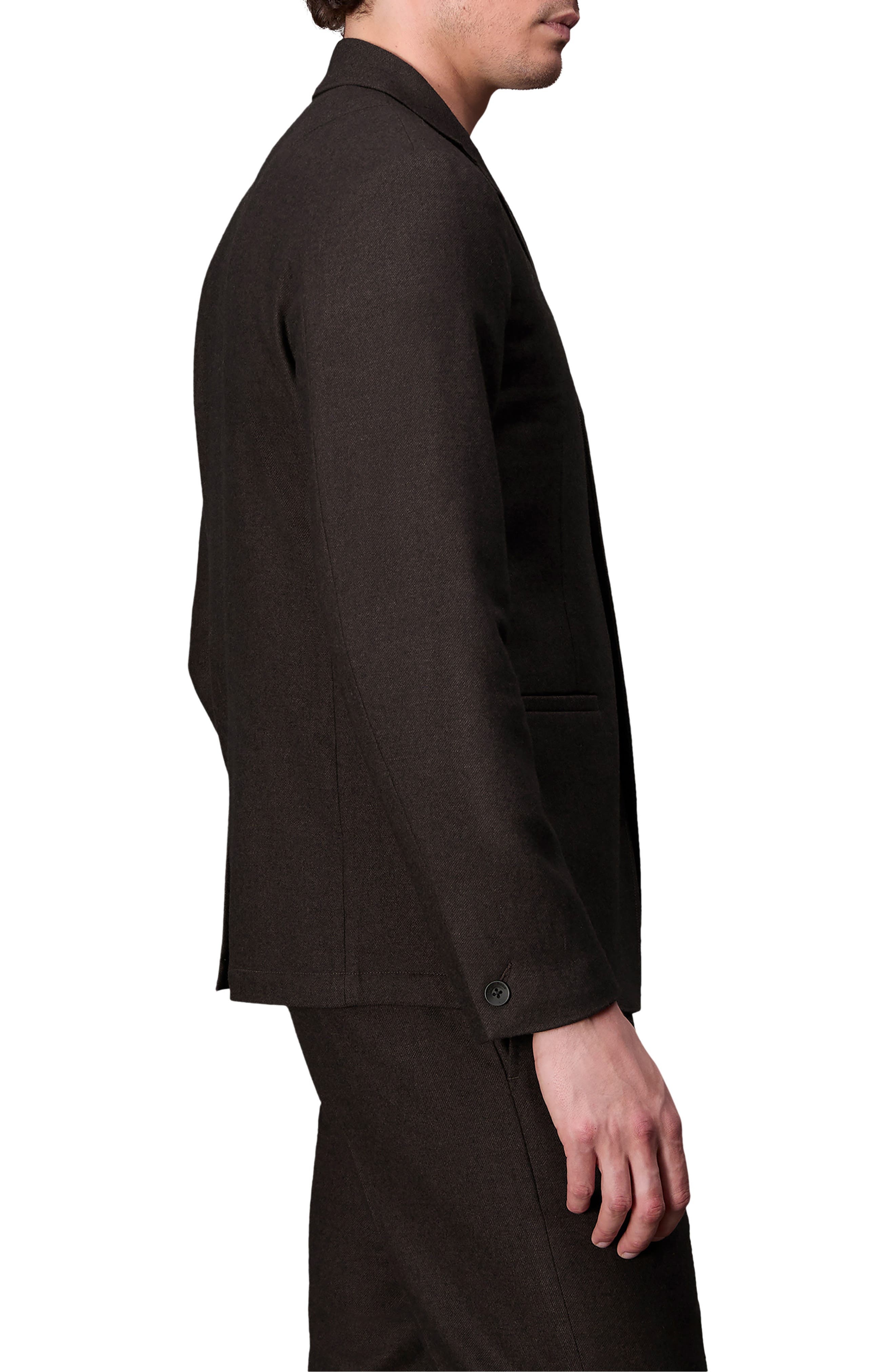 rag & bone Achilles Flannel Blazer in Brown at Nordstrom - 3