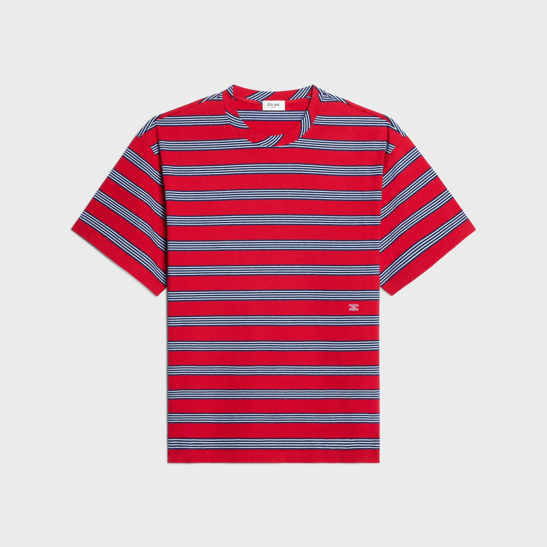 regular t-shirt IN STRIPED COTTON JERSEY - 1