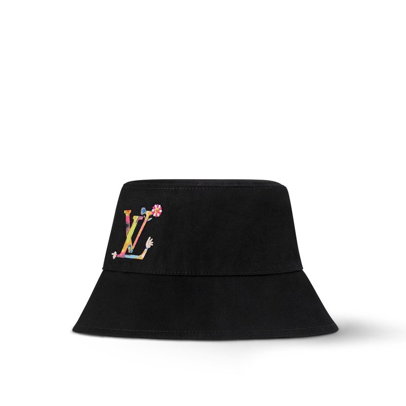 LV x TM Reversible Superflat Bucket Hat 1