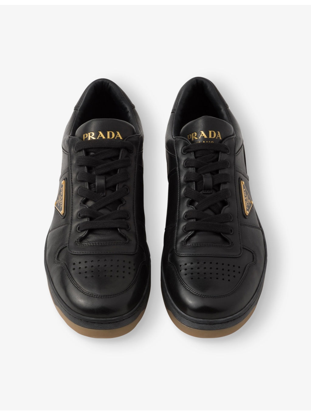 Downtown low-top leather trainers - 2
