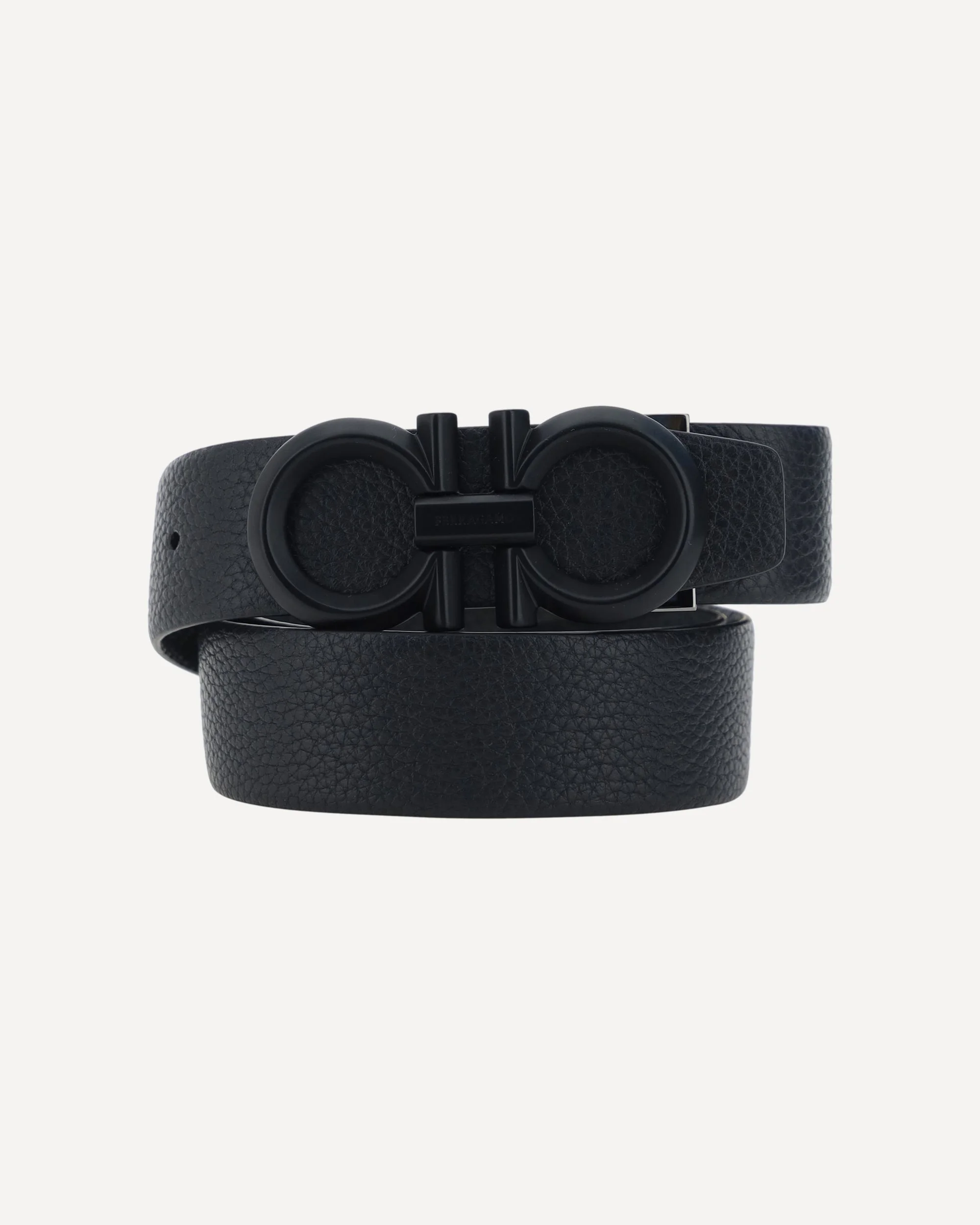 Gancini leather Belt - 1