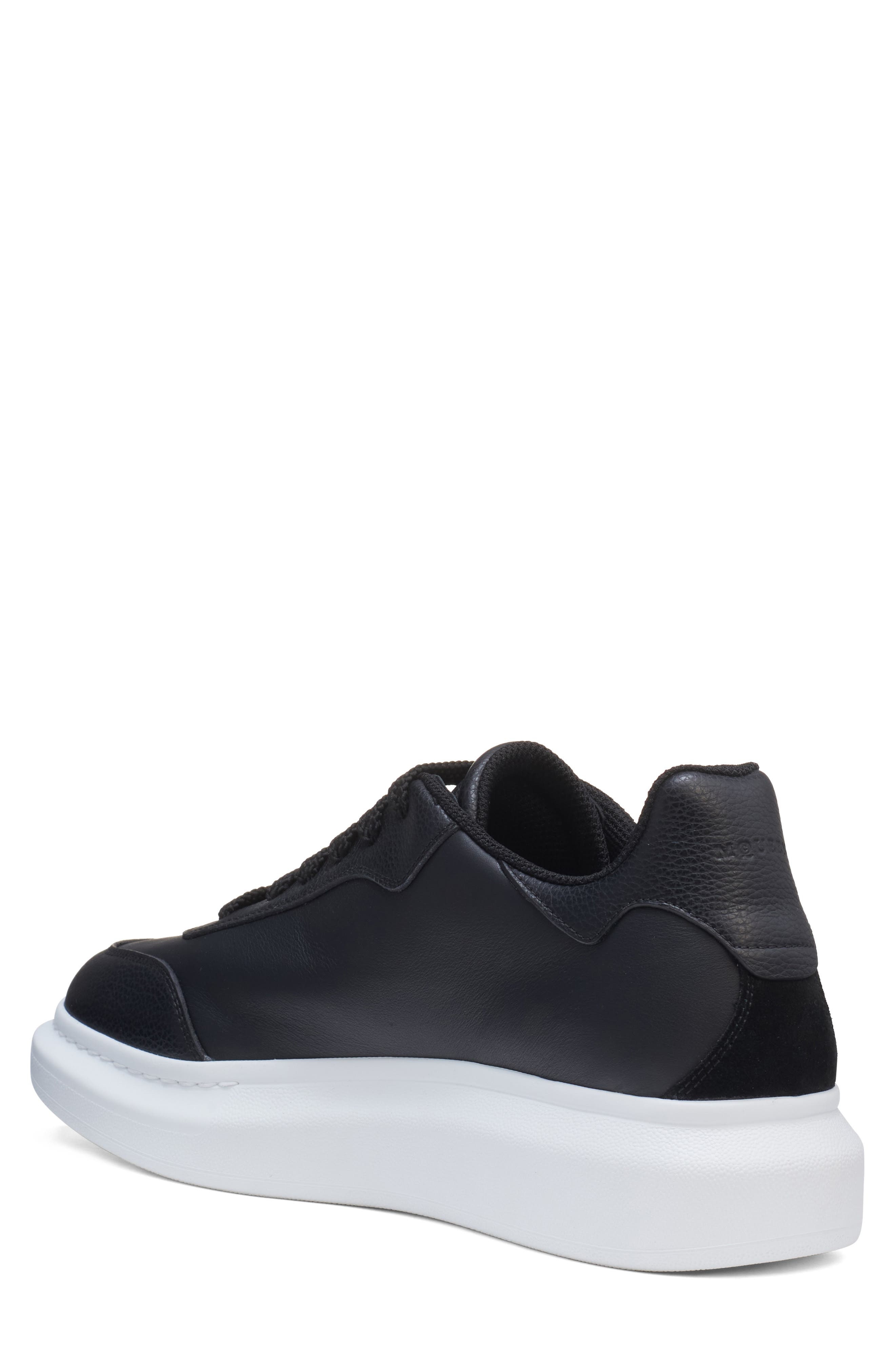 McQueen Oversize Sneaker in Black/Black/Black at Nordstrom - 2