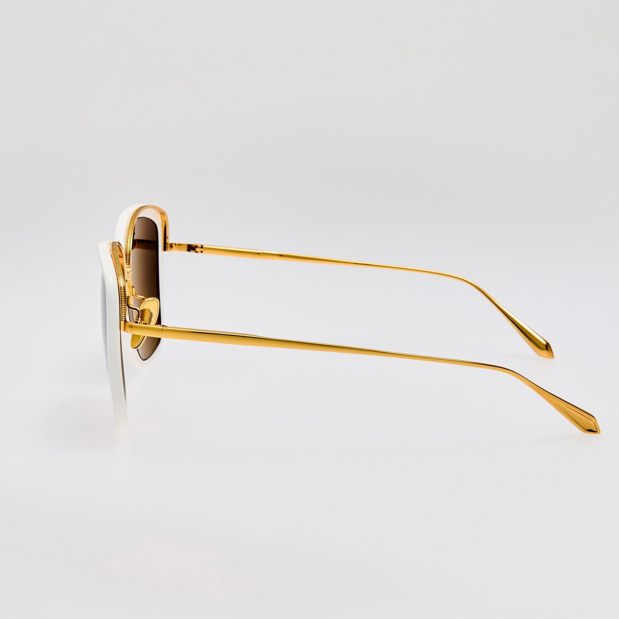 Anais Sunglasses in White - 5