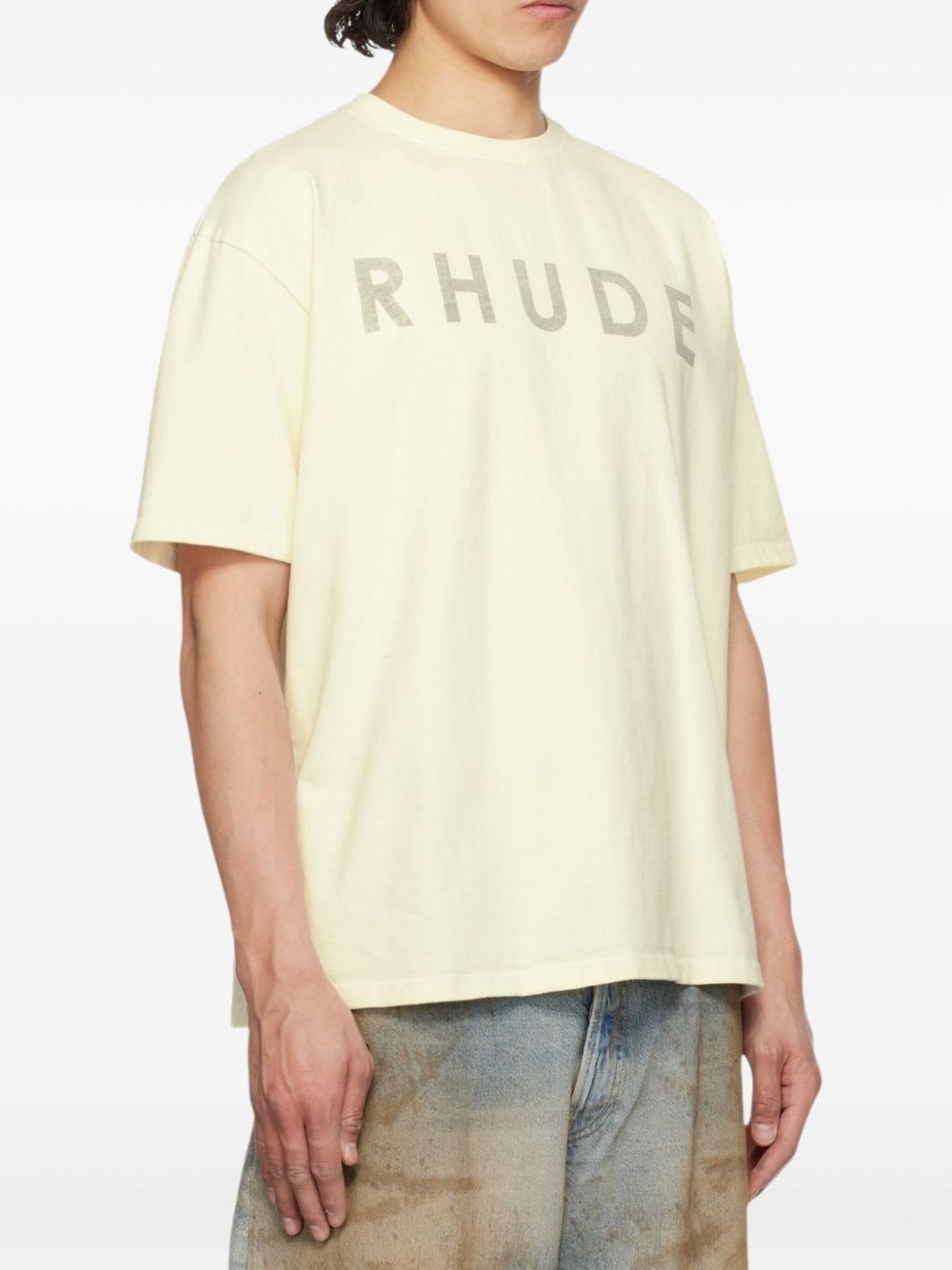 distressed-effect T-shirt - 3