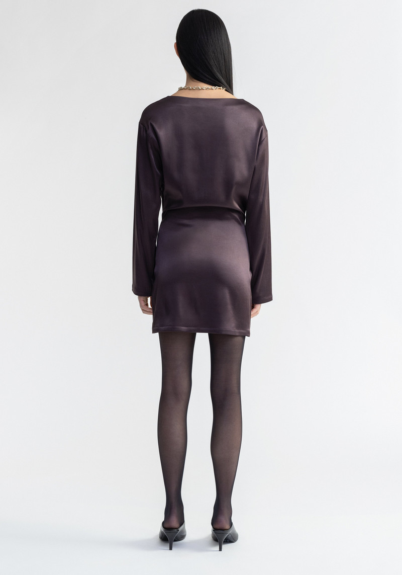 POINTE Satin mini dress 3