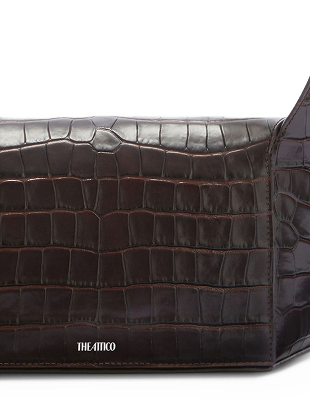 7/7 crocodile-effect shoulder bag - 2